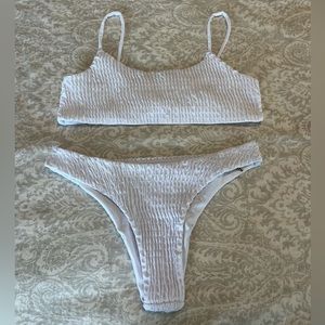 White Scrunchie Bikini!